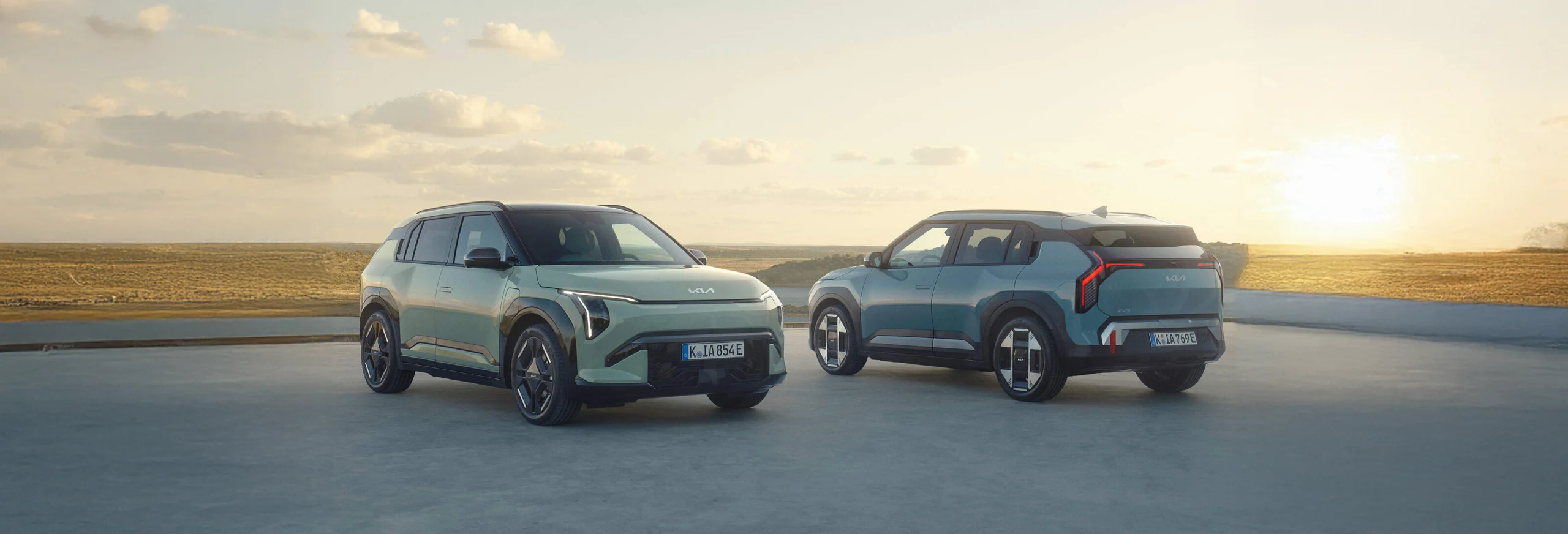 Kia EV3 auf der Straße